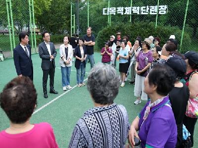 민경선 시장, 중산·풍산 민원현장 방문 소통